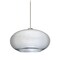 Besa Lighting Brio 7 Cord Pendant, Silver Foil, Satin Nickel Finish, 1x35W Halogen 1XT-2492SF-SN - alternate 1